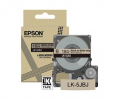  Original Epson LK-5JBJ C53S672091 DirectLabel-Etiketten braun hell matt auf schwarz 